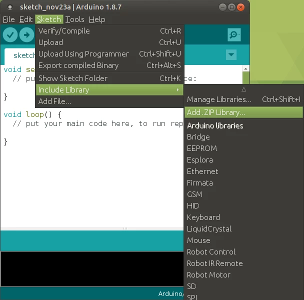 วิธีติดตั้งไลบรารี (Library) สำหรับ Arduino Ide - บล็อกของ Poundxi